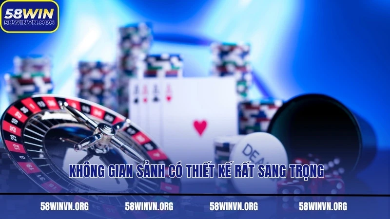 Không gian sảnh có thiết kế rất sang trọng