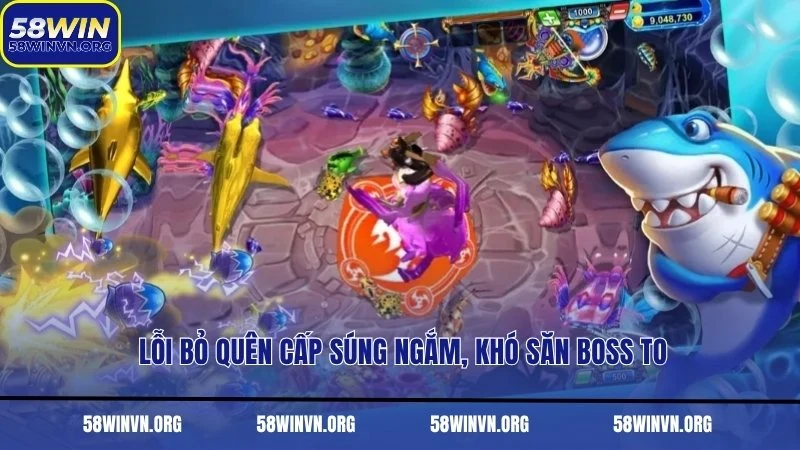 Lỗi bỏ quên cấp súng ngắm, khó săn boss to