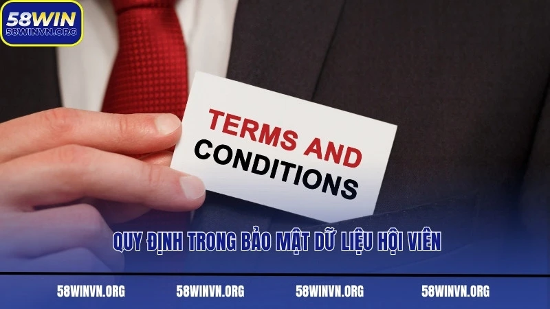 Quy định trong bảo mật dữ liệu hội viên