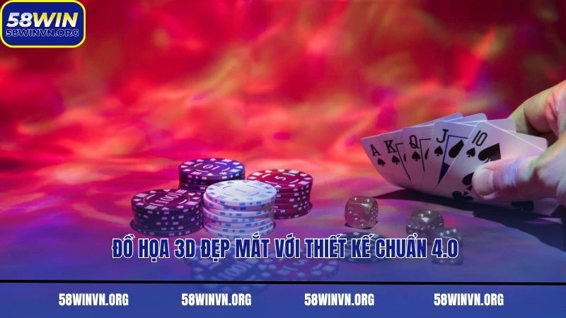 Đồ họa 3D đẹp mắt với thiết kế chuẩn 4.0