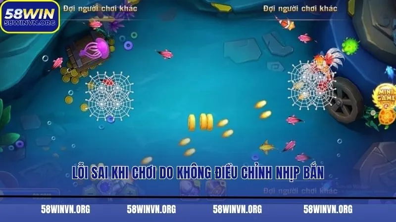 Lỗi sai khi chơi do không điều chỉnh nhịp bắn