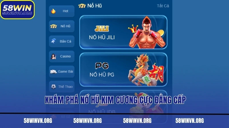 Khám phá nổ hũ kim cương cực đẳng cấp