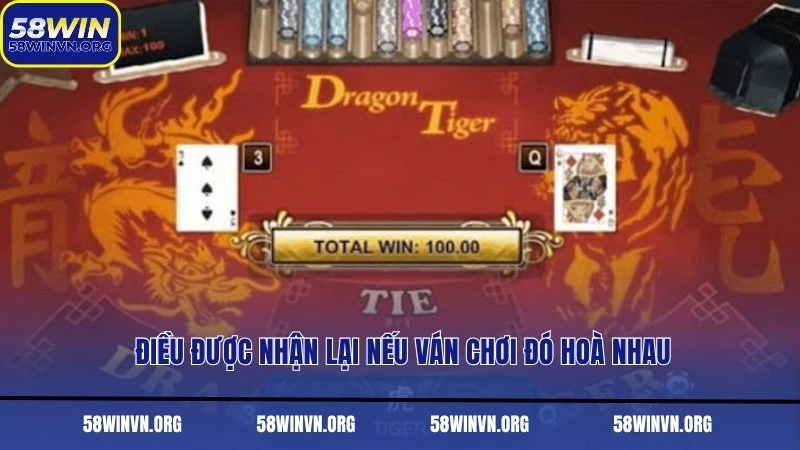 Điều được nhận lại nếu ván chơi đó hoà nhau